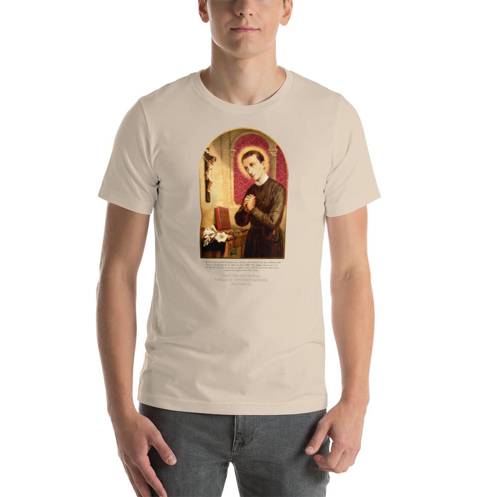 St. Gerard Majella, Patron of Expectant Mothers T-Shirt - Catholicamtees