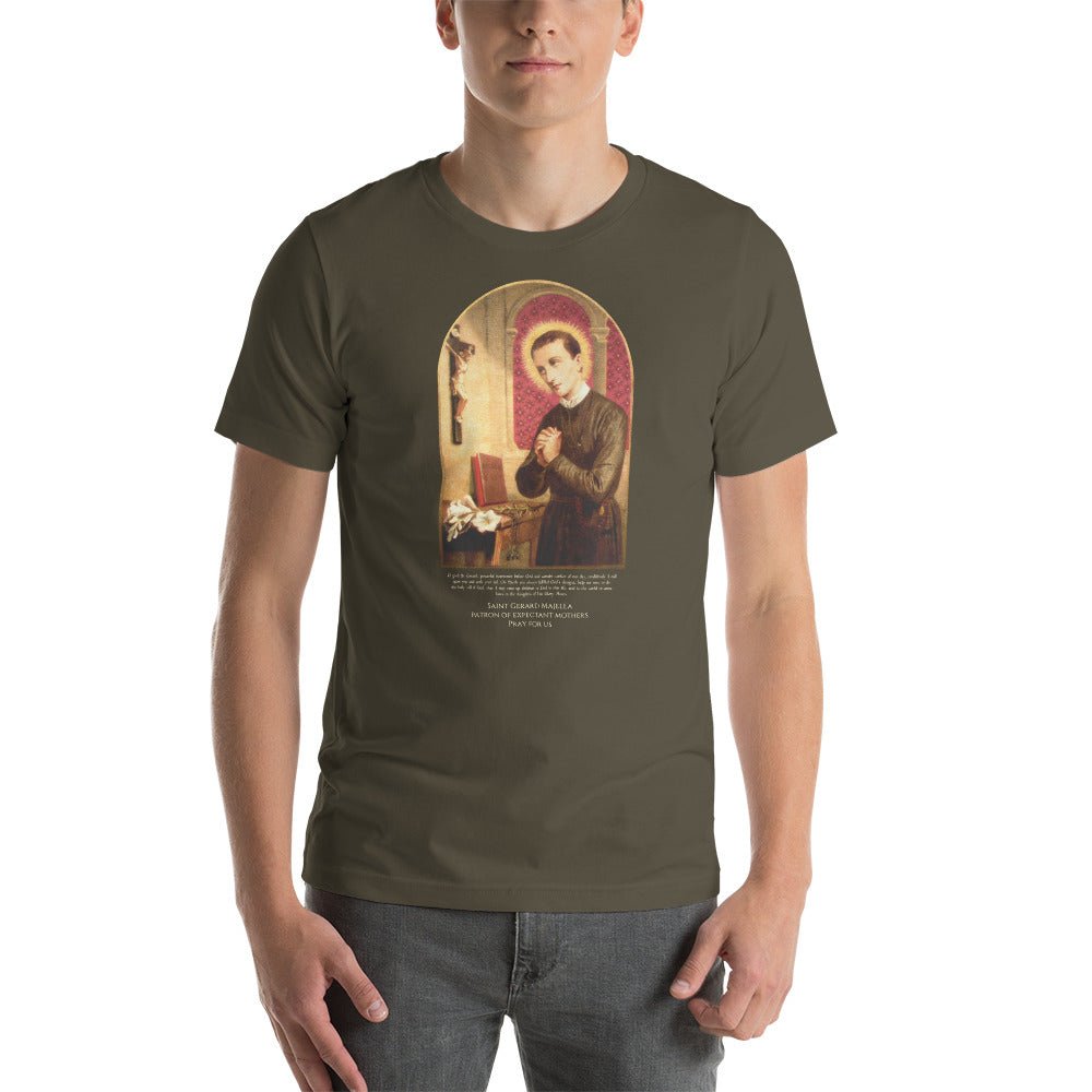 St. Gerard Majella, Patron of Expectant Mothers T-Shirt - Catholicamtees