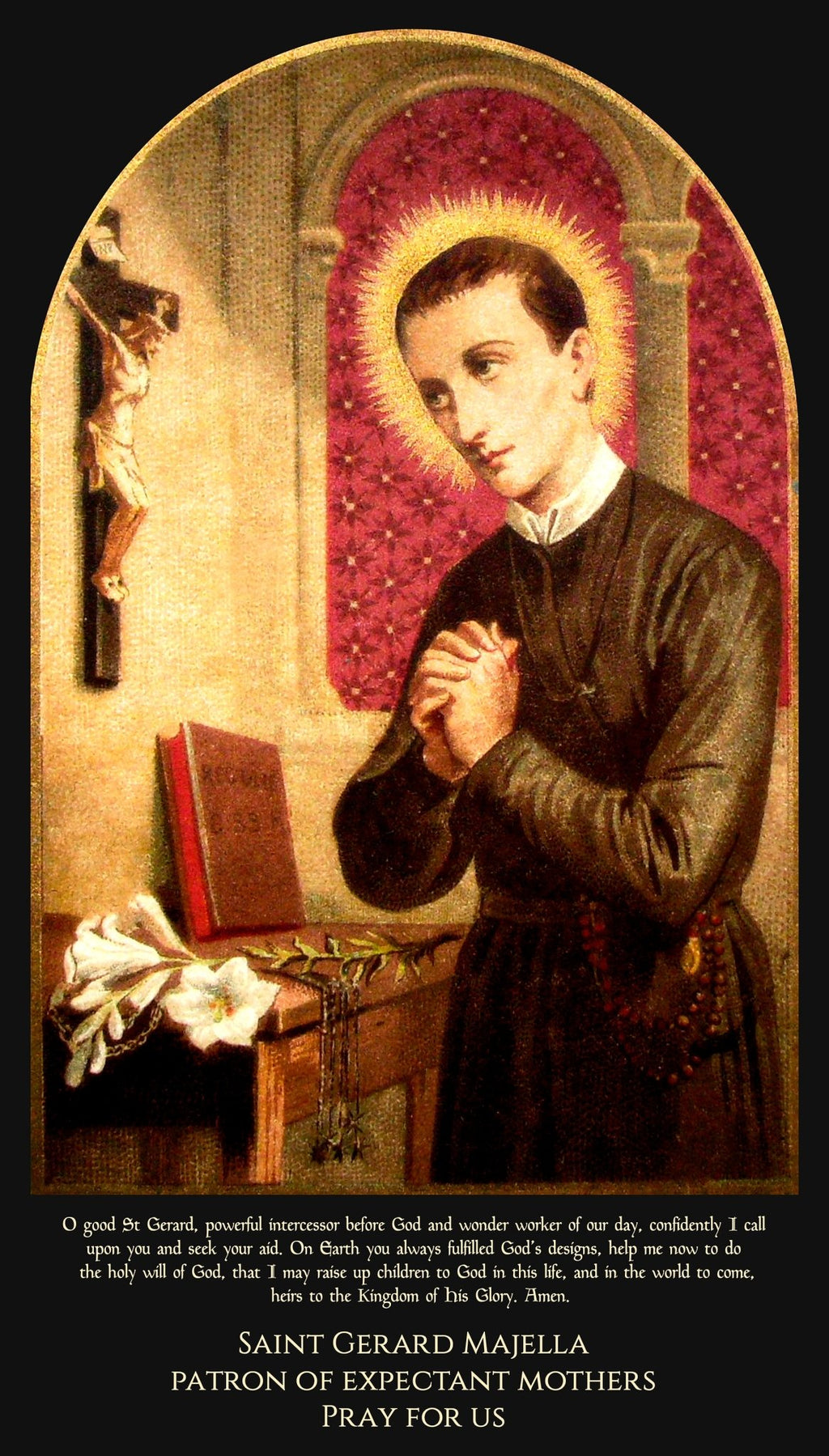 St. Gerard Majella, Patron of Expectant Mothers T-Shirt - Catholicamtees