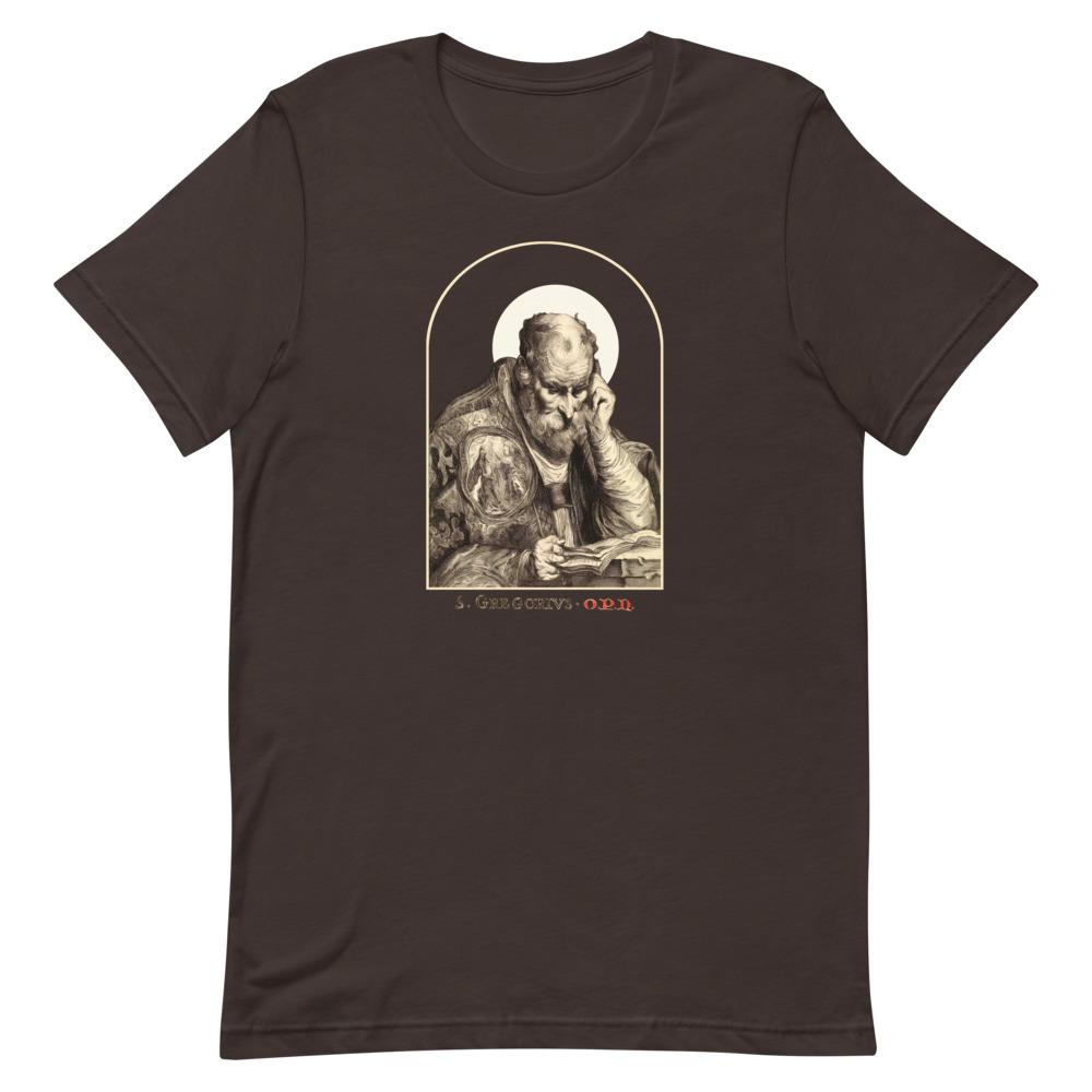 St. Gregory the Great Engraving T-Shirt - Catholicamtees