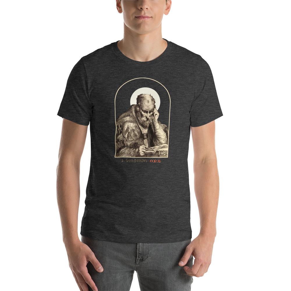 St. Gregory the Great Engraving T-Shirt - Catholicamtees