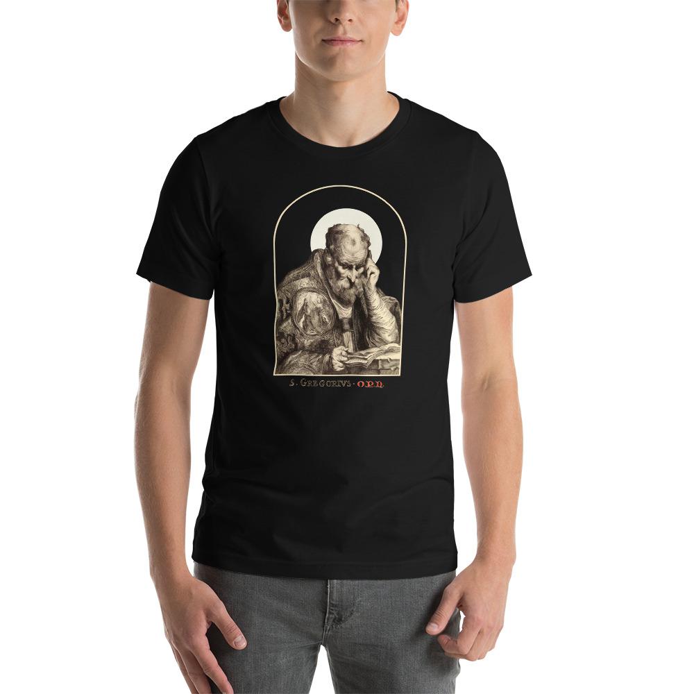 St. Gregory the Great Engraving T-Shirt - Catholicamtees