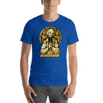 Load image into Gallery viewer, St. John Vianney Stained Glass T-Shirt - Catholicamtees
