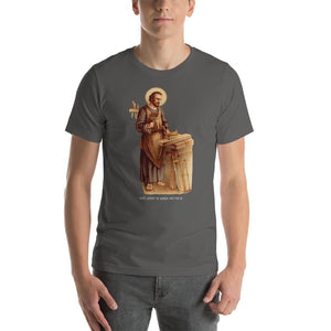 St. Joseph the Worker Lightweight T-Shirt - Catholicamtees