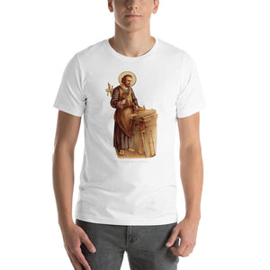 St. Joseph the Worker Lightweight T-Shirt - Catholicamtees