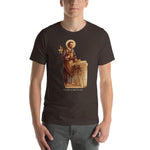 Load image into Gallery viewer, St. Joseph the Worker Lightweight T-Shirt - Catholicamtees
