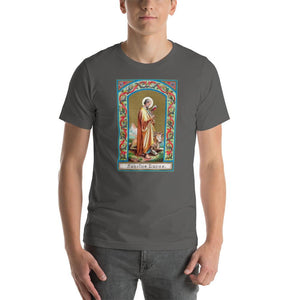 St. Luke the Evangelist Holy Card T-Shirt - Catholicamtees