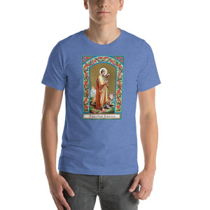 St. Luke the Evangelist Holy Card T-Shirt - Catholicamtees