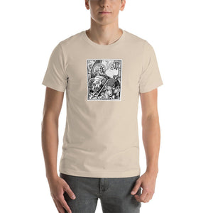 St. Luke the Evangelist Woodcut T-Shirt - Catholicamtees