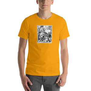 St. Luke the Evangelist Woodcut T-Shirt - Catholicamtees