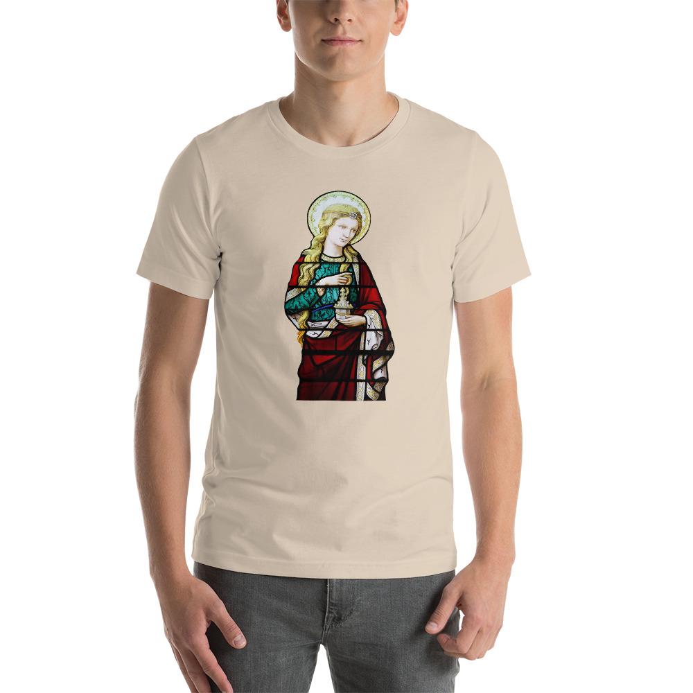 St. Mary Magdalene Stained Glass T-Shirt - Catholicamtees