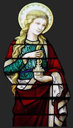 Load image into Gallery viewer, St. Mary Magdalene Stained Glass T-Shirt - Catholicamtees
