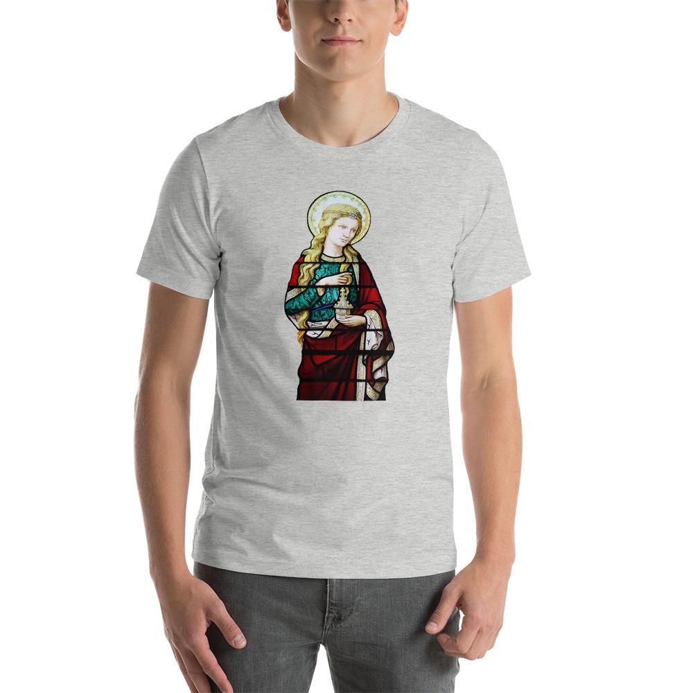 St. Mary Magdalene Stained Glass T-Shirt - Catholicamtees