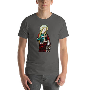 St. Mary Magdalene Stained Glass T-Shirt - Catholicamtees