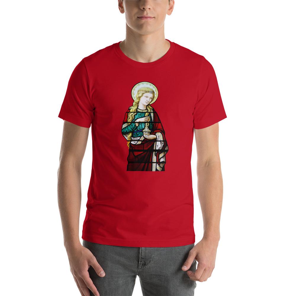 St. Mary Magdalene Stained Glass T-Shirt - Catholicamtees