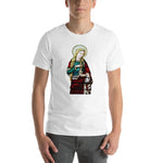 Load image into Gallery viewer, St. Mary Magdalene Stained Glass T-Shirt - Catholicamtees
