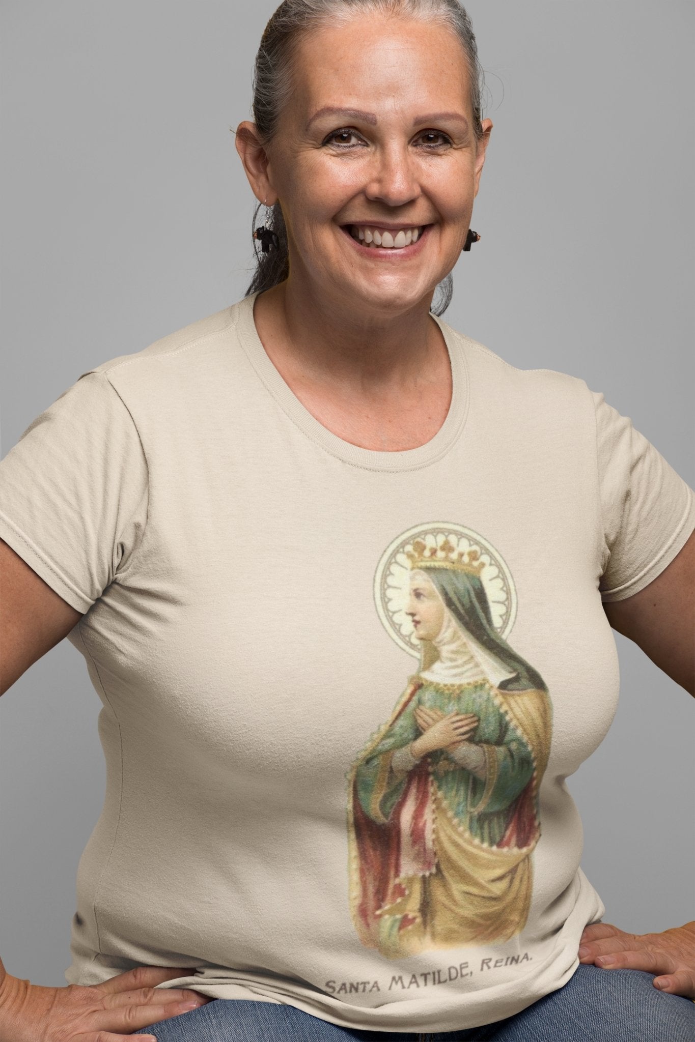 St. Mathilda Lightweight T-Shirt - Catholicamtees