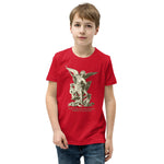 Load image into Gallery viewer, St. Michael the Archangel and St. Paul the Apostle Special Request Youth T-Shirt - Catholicamtees
