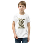 Load image into Gallery viewer, St. Michael the Archangel and St. Paul the Apostle Special Request Youth T-Shirt - Catholicamtees
