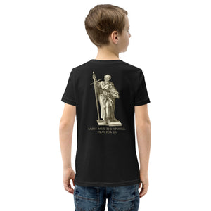 St. Michael the Archangel and St. Paul the Apostle Special Request Youth T-Shirt - Catholicamtees