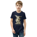 Load image into Gallery viewer, St. Michael the Archangel and St. Paul the Apostle Special Request Youth T-Shirt - Catholicamtees
