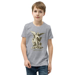 Load image into Gallery viewer, St. Michael the Archangel and St. Paul the Apostle Special Request Youth T-Shirt - Catholicamtees
