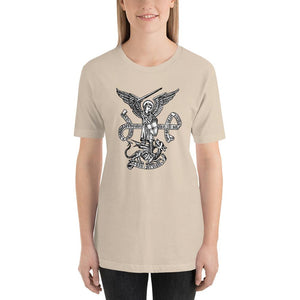 St. Michael the Archangel Medieval Gothic T-Shirt - Catholicamtees