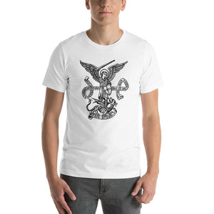 St. Michael the Archangel Medieval Gothic T-Shirt - Catholicamtees