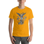 Load image into Gallery viewer, St. Michael the Archangel Medieval Gothic T-Shirt - Catholicamtees
