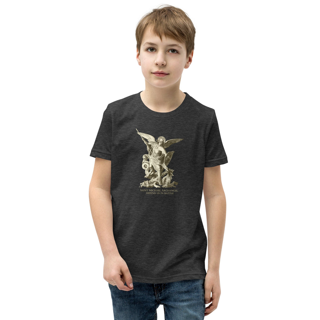 St. Michael the Archangel Youth Short Sleeve T-Shirt - Catholicamtees