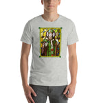 Load image into Gallery viewer, St. Patrick Stained Glass Window T-Shirt - Catholicamtees
