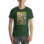 Load image into Gallery viewer, St. Patrick Stained Glass Window T-Shirt - Catholicamtees
