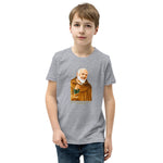 Load image into Gallery viewer, St. Pio of Pietrelcina (Padre Pio) Youth Short Sleeve T-Shirt - Catholicamtees
