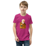 Load image into Gallery viewer, St. Pio of Pietrelcina (Padre Pio) Youth Short Sleeve T-Shirt - Catholicamtees
