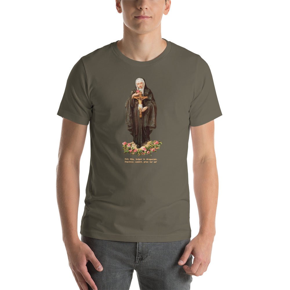 St. Rita of Cascia T-Shirt - Catholicamtees