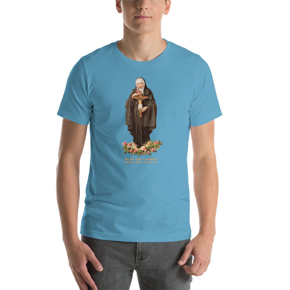 St. Rita of Cascia T-Shirt - Catholicamtees