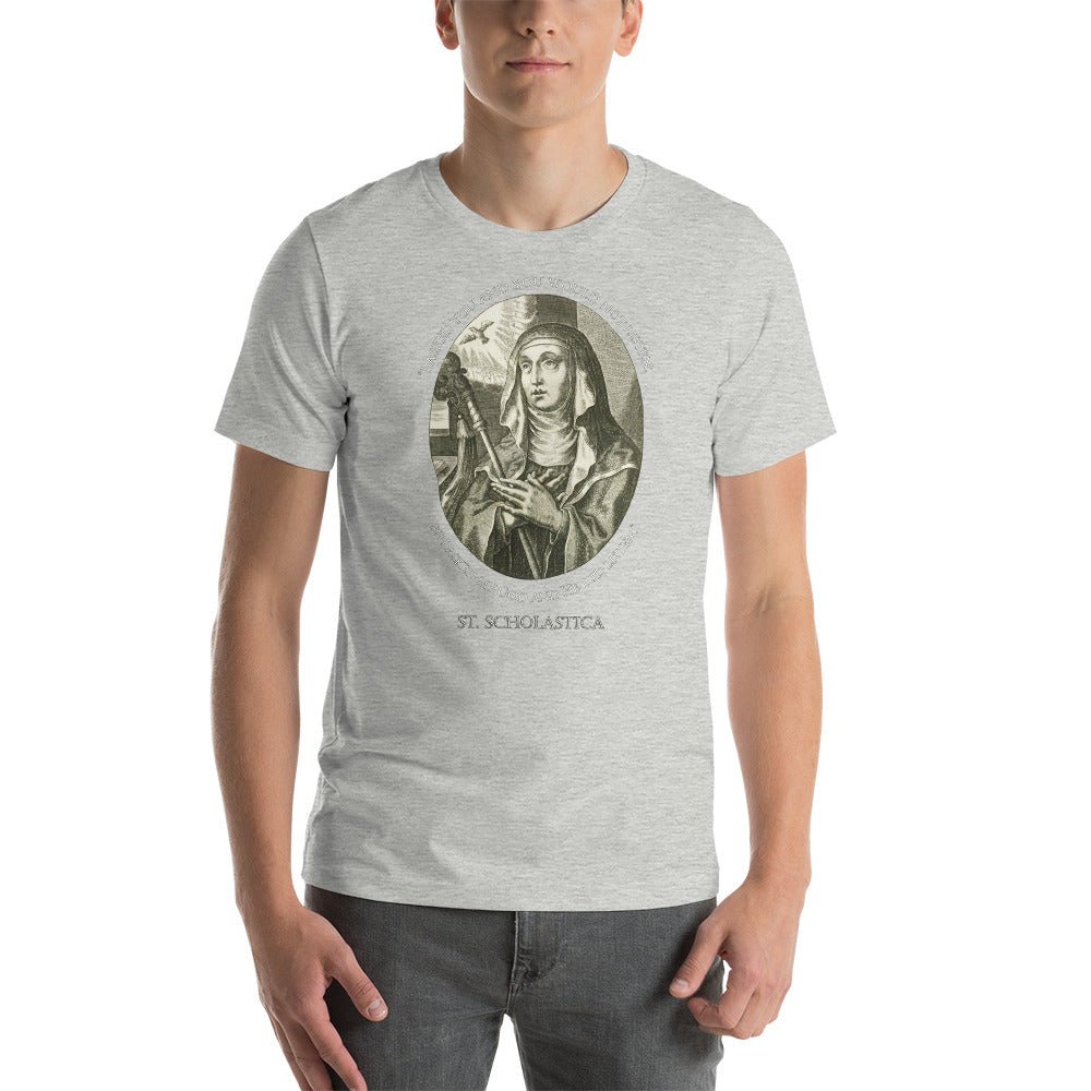 Catholic Saints Shirts: Stormy Like St. Scholastica