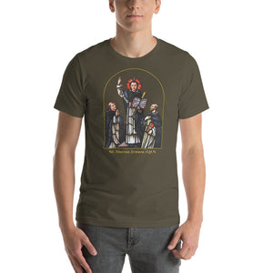 St. Vincent Ferrer Stained Glass T-Shirt - Catholicamtees