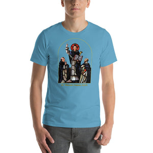 St. Vincent Ferrer Stained Glass T-Shirt - Catholicamtees