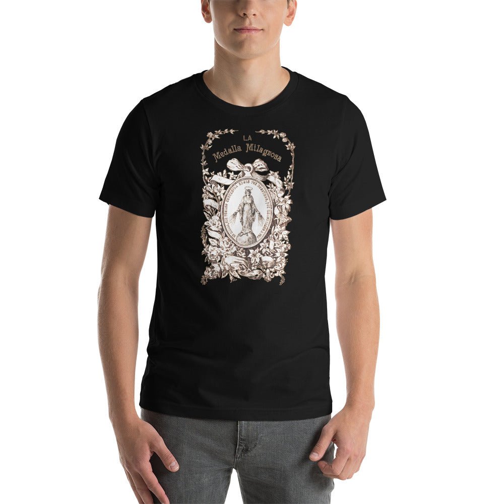 The Miraculous Medal in Spanish T-Shirt - Catholicamtees