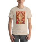 Load image into Gallery viewer, The Resurrection of Christ Jesus Holy Card T-Shirt - Catholicamtees
