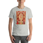 Load image into Gallery viewer, The Resurrection of Christ Jesus Holy Card T-Shirt - Catholicamtees
