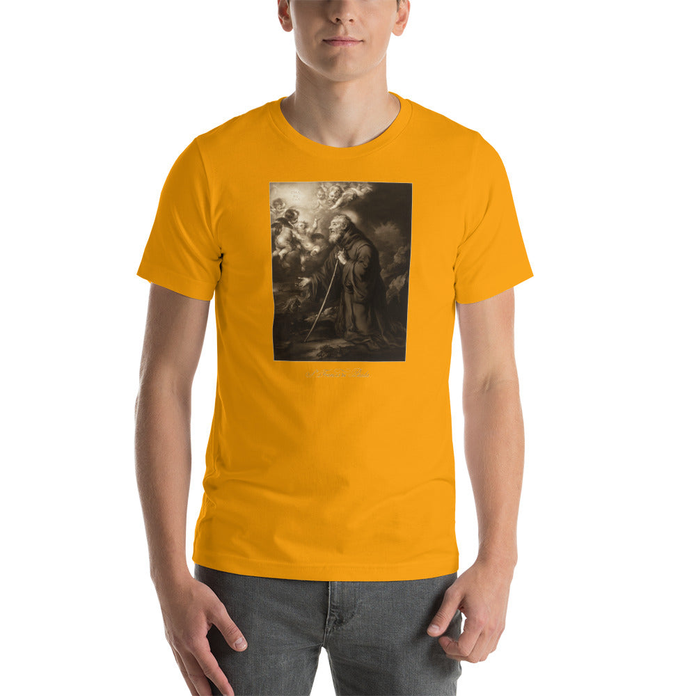 St. Francis de Paola Dutch Engraving T-Shirt