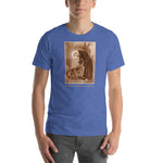 Load image into Gallery viewer, St. Francis of Assisi with the wolf of Gubbio T-Shirt
